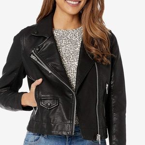 Blank NYC biker leather jacket